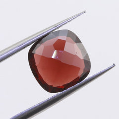 Loose Cushion 10x10mm Deep Red Color Genuine Natural Mozambique Garnet 5 Carat - Syzjewelry
