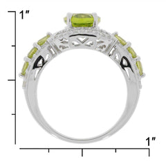 Sterling Silver Semi Mount Ring Setting Oval OV 9x7mm Double Halo 3 Ro - Syzjewelry