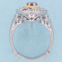 Sterling Silver Semi Mount Ring Setting Pear PE 7X5mm - Syzjewelry