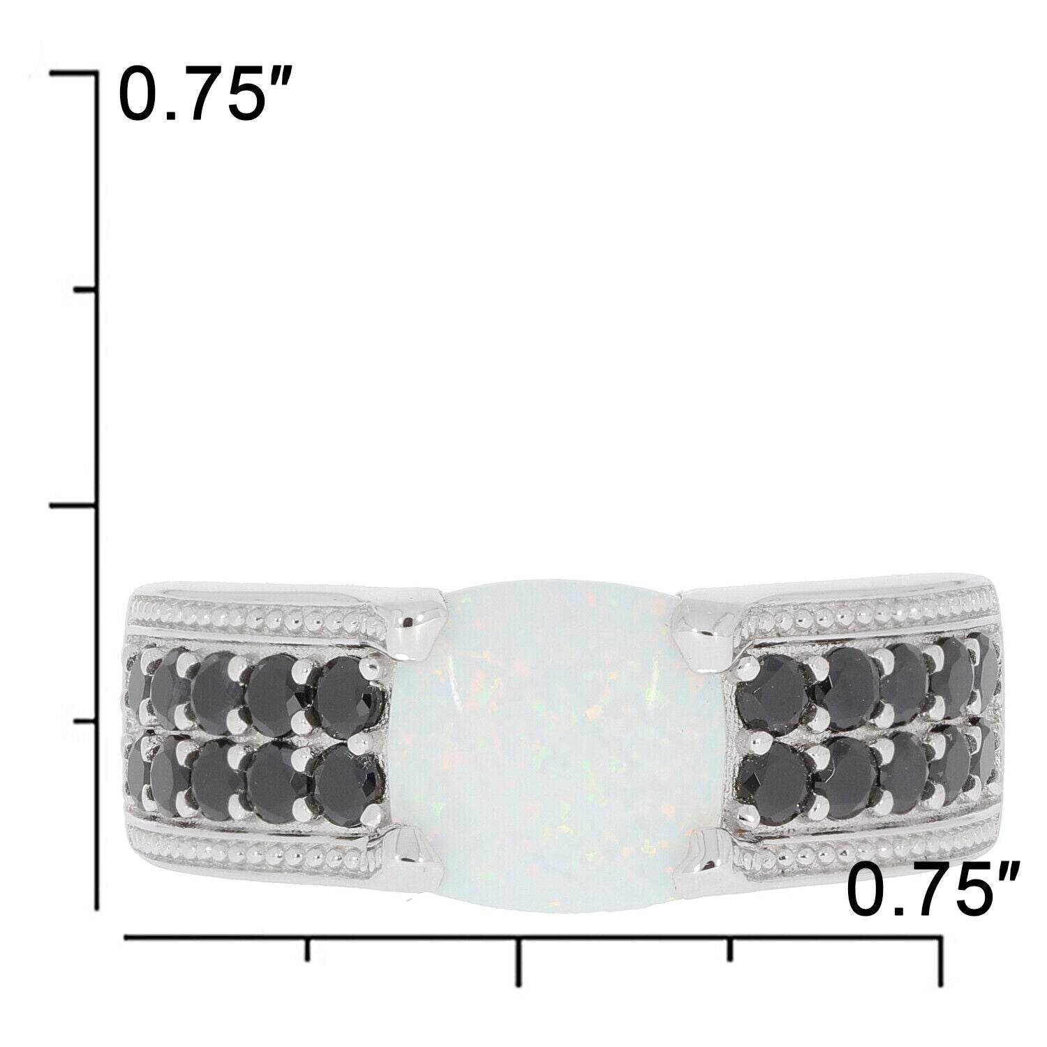 Sterling Silver Semi Mount Ring Setting Cab Cushion CU 8X8mm - Syzjewelry