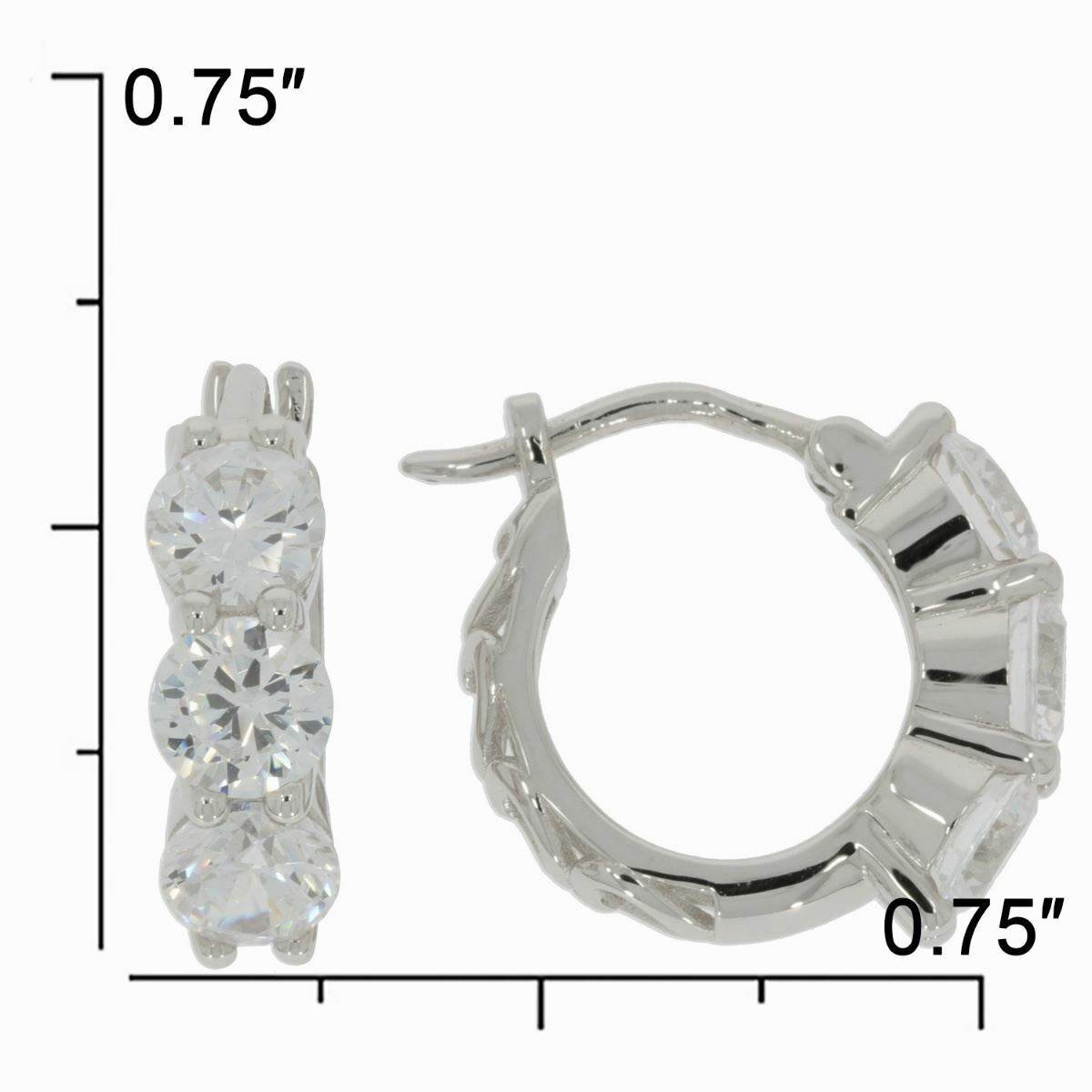 Sterling Silver Semi Mount Earrings Setting RD 5x5mm French Clip - Syzjewelry