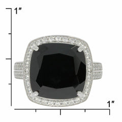 Sterling Silver Semi Mount Ring Setting CU 14X14mm White Topaz - Syzjewelry