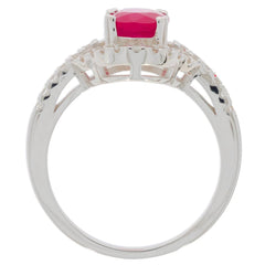 Sterling Silver Semi Mount Ring Setting Oval OV 9x7mm PJC6298R - Syzjewelry