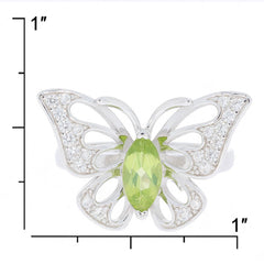 Sterling Silver Semi Mount Ring Setting Marquise MQ 9X4.5mm Butterfly - Syzjewelry