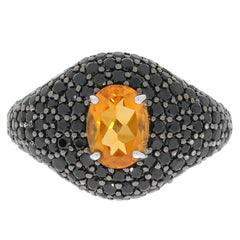 Sterling Silver Semi Mount Ring Setting OV 8X6mm white topaz White Top - Syzjewelry