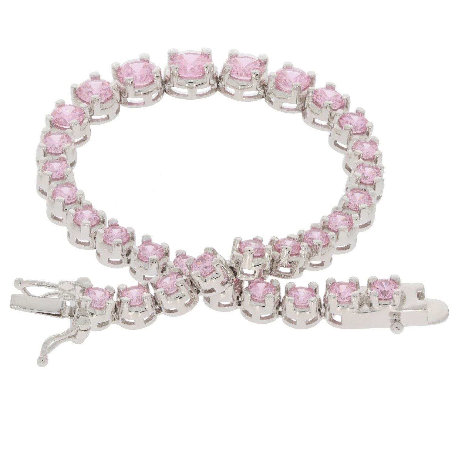 Sterling Silver Semi Mount Tennis Bracelet Setting Round RD 6x6 5.5 5x5 4.5 - Syzjewelry