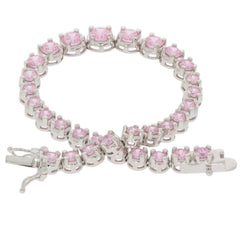 Sterling Silver Semi Mount Tennis Bracelet Setting Round RD 6x6 5.5 5x5 4.5 - Syzjewelry