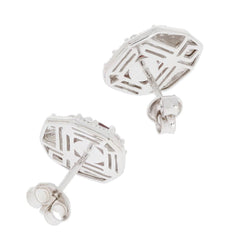 Sterling Silver Semi Mount Earrings Setting Round RD 5X5mm Stud Earrings - Syzjewelry