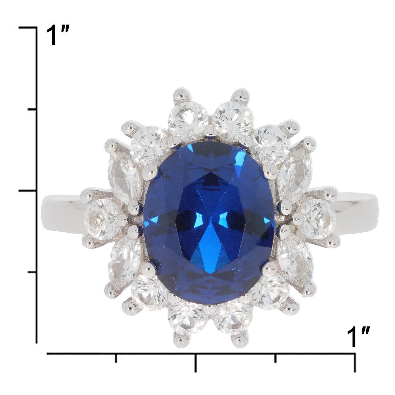 Sterling Silver Semi Mount Ring Setting Oval OV 10X8mm D - PJC26630R - Syzjewelry