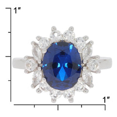 Sterling Silver Semi Mount Ring Setting Oval OV 10X8mm D - PJC26630R - Syzjewelry