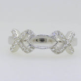 Sterling Silver Semi Mount Ring Setting Marquise MQ 10X5mm White Topaz - Syzjewelry