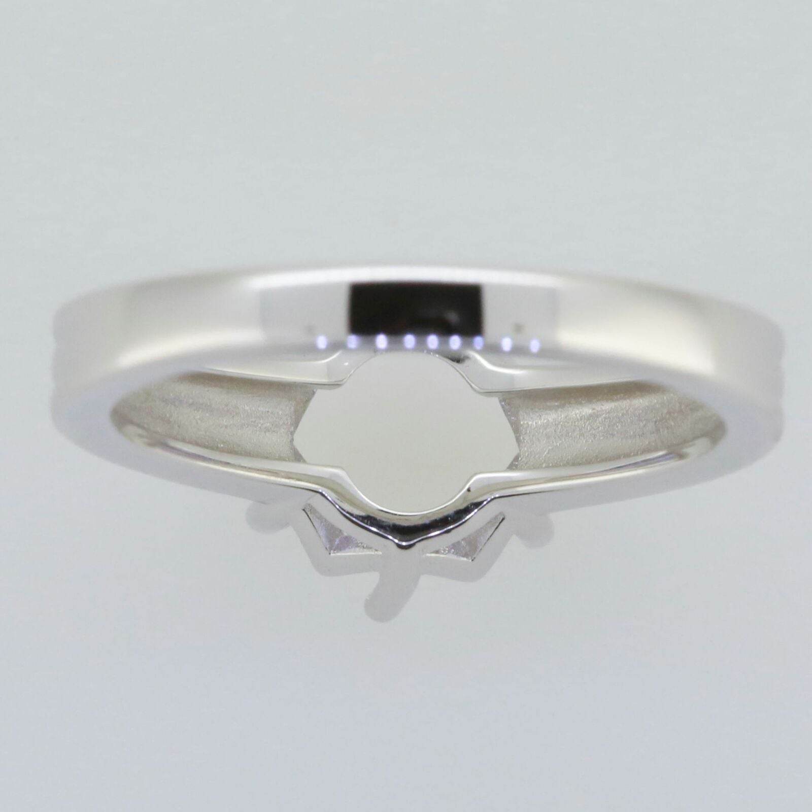 Sterling Silver Semi Mount Ring Setting Round RD 9x9mm White Topaz PJC4979R - Syzjewelry