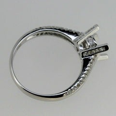 Semi Mount Ring Setting Round Rd 7x7mm Solitaire Engagement Design - Syzjewelry