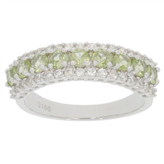 Sterling Silver Semi Mount Ring Setting RD 3x3mm White Topaz - Syzjewelry