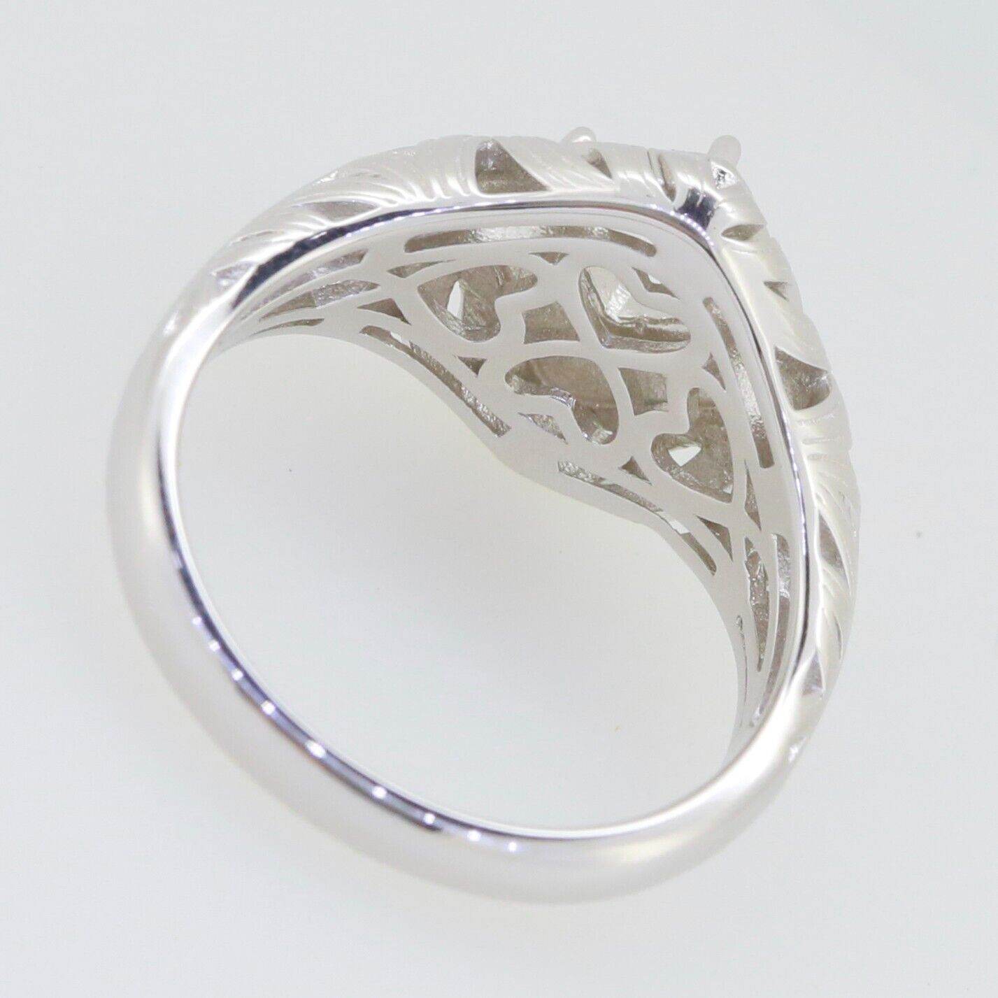 Sterling Silver Semi Mount Ring Setting Emerald OCT 5x5mm - Syzjewelry