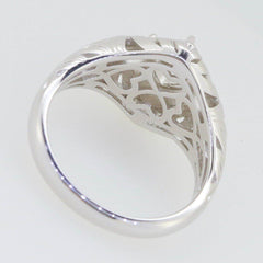 Sterling Silver Semi Mount Ring Setting Emerald OCT 5x5mm - Syzjewelry