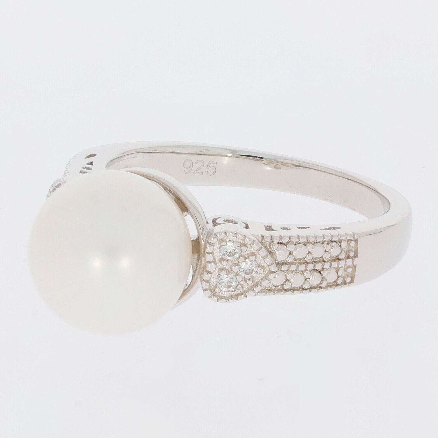 Sterling Silver Semi Mount Ring Setting Round RD 10x10mm - Syzjewelry