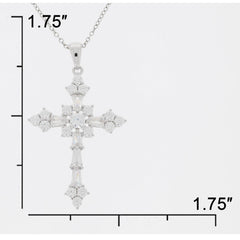 Sterling Silver Semi Mount Pendant Setting Round rd 4x4mm White Topaz - Syzjewelry