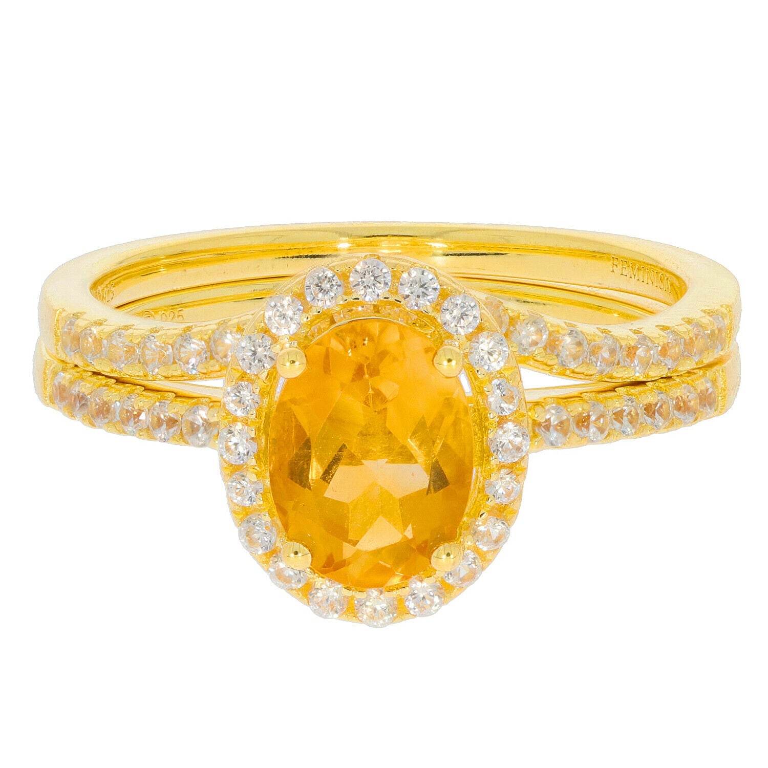 2 piece Set Sterling Silver Semi Mount Ring Setting Oval OV 8X6mm Whi - Syzjewelry