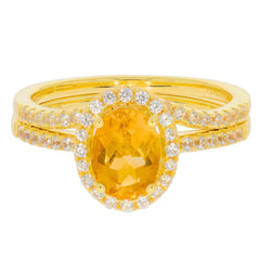 2 piece Set Sterling Silver Semi Mount Ring Setting Oval OV 8X6mm Whi - Syzjewelry