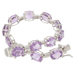 Sterling Silver Semi Mount Tennis Bracelet Setting Oval OV 10x8mm 7" - Syzjewelry