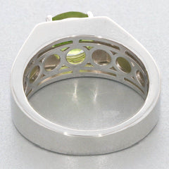 Men's Sterling Silver Semi Mount Ring Setting Round RD 9X9mm Prongs Set - Syzjewelry
