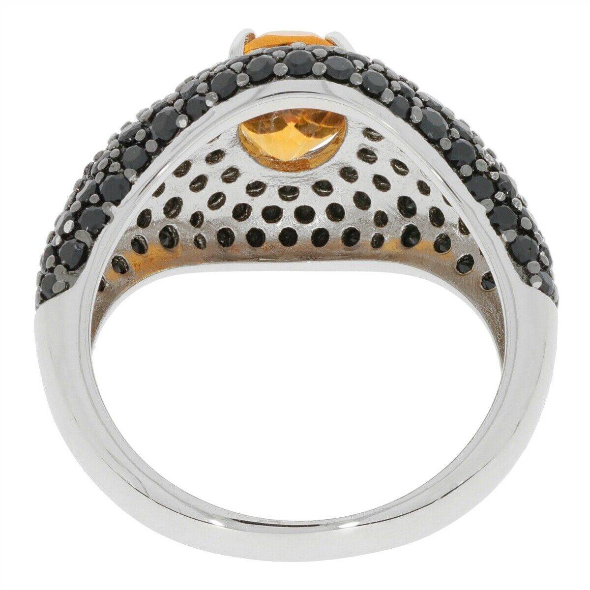 Sterling Silver Semi Mount Ring Setting OV 8X6mm white topaz White Top - Syzjewelry