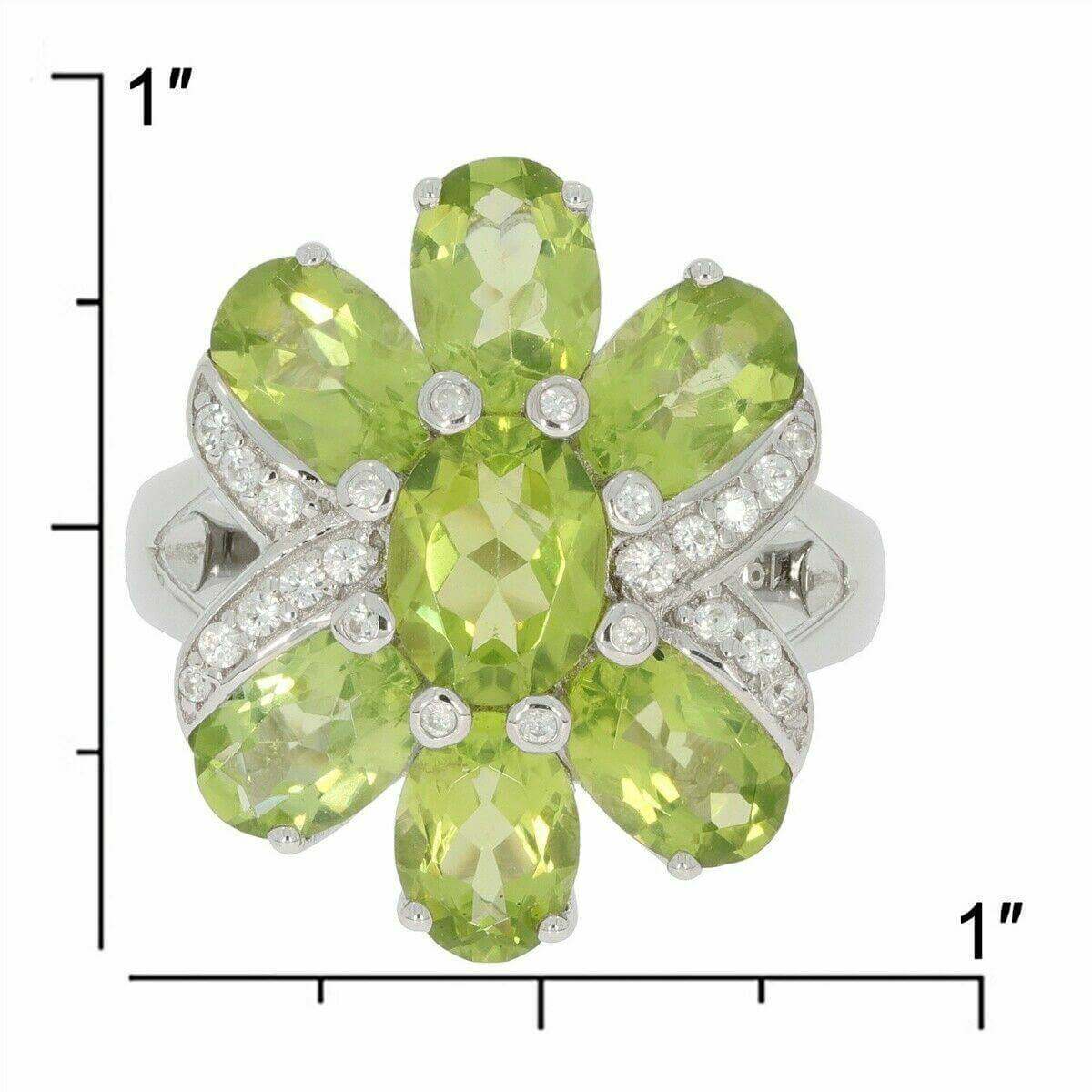 Sterling Silver Semi Mount Ring Setting Oval OV 8x6mm White Topaz N0180PJC19 - Syzjewelry