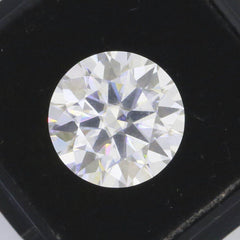 10.5 mm 4.5 Carat Loose Moissanite Stone White D Color RD 10.5mm VVS Certificate - Syzjewelry