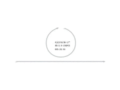 Sterling Silver Semi Mount Necklace Setting Round RD 3x3mm Tennis 16" 18" 20" 22" 24" - Syzjewelry