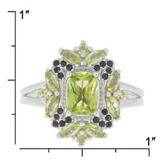 Sterling Silver Semi Mount Ring Setting Cushion CU 7X5mm D - PJC23310R - Syzjewelry