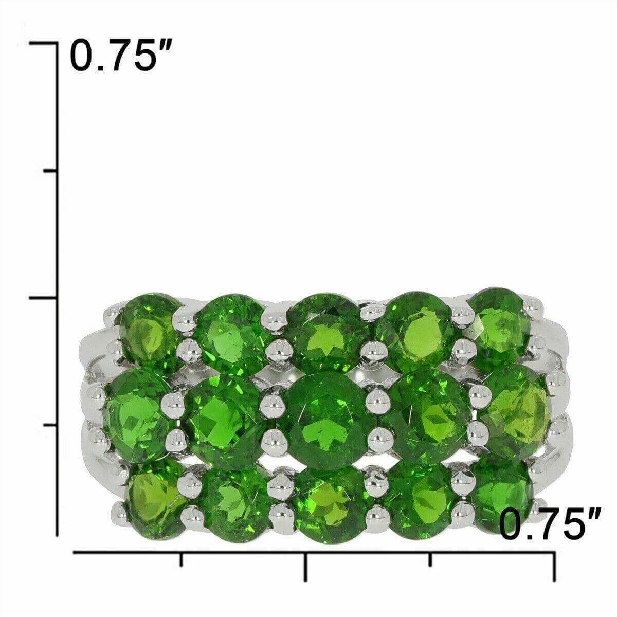 Sterling Silver Semi Mount Ring Setting Round RD 4x4 RD 3x3mm Multi Stones - Syzjewelry