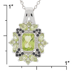 Sterling Silver Semi Mount Pendant Setting Cushion CU 7X5mm - Syzjewelry