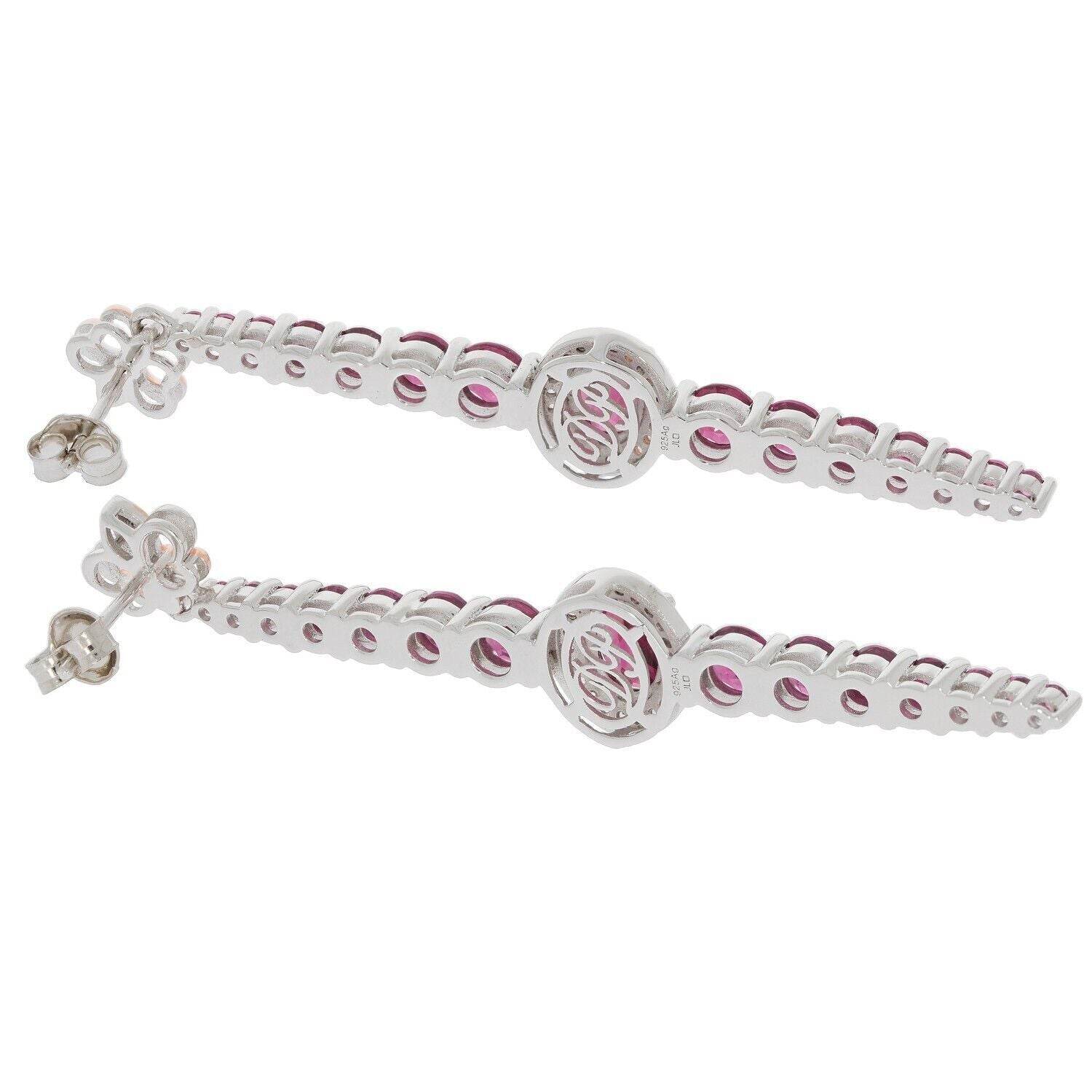 Sterling Silver Semi Mount Earrings Setting Oval OV 7x5mm D - PJC24514E - Syzjewelry