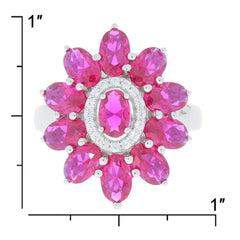 Sterling Silver Semi Mount Ring Setting Oval OV 6X4mm White Topaz D-PJC2718R - Syzjewelry