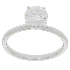 Sterling Silver Semi Mount Ring Setting Round RD 6.5X6.5mm Solitaire - Syzjewelry