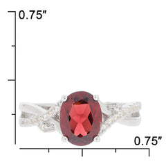 Sterling Silver Semi Mount Ring Setting Oval OV 9X7mm Crisscross Split Shank - Syzjewelry