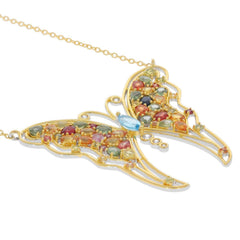 Sterling Silver Semi Mount Butterfly Necklace Setting Marquise MQ 8X4m - Syzjewelry