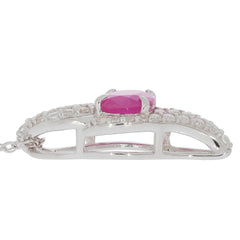 Sterling Silver Semi Mount Pendant Setting Oval OV 8X6mm - Syzjewelry