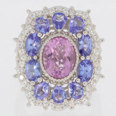 Sterling Silver Semi Mount Ring Setting Oval OV 10X8mm OV 6x4 PE 5x4 W - Syzjewelry