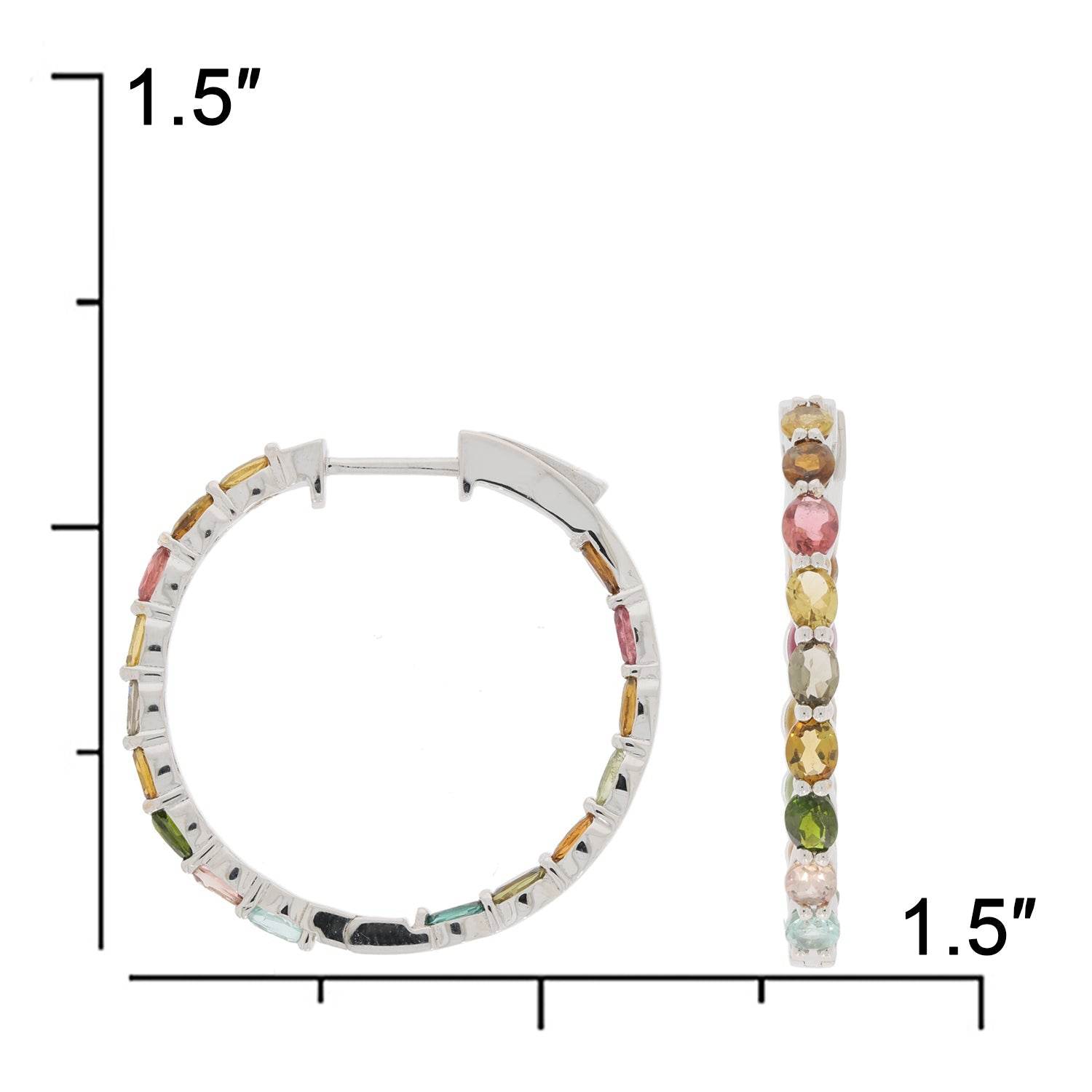 Sterling Silver Semi Mount Earrings Setting Oval OV 4X3mm D - PJC2656E - Syzjewelry