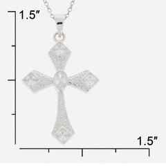 Sterling Silver Semi Mount Pendant Setting Oval OV 5X3mm White Topaz - Syzjewelry