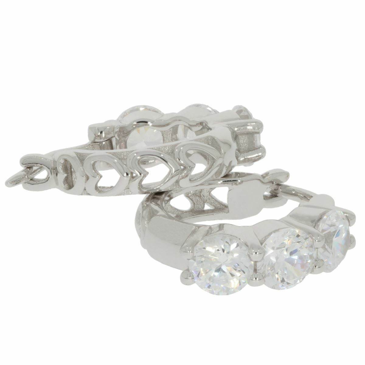 Sterling Silver Semi Mount Earrings Setting RD 5x5mm French Clip - Syzjewelry