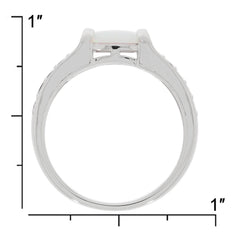 Sterling Silver Semi Mount Ring Setting Cab Cushion CU 8X8mm - Syzjewelry