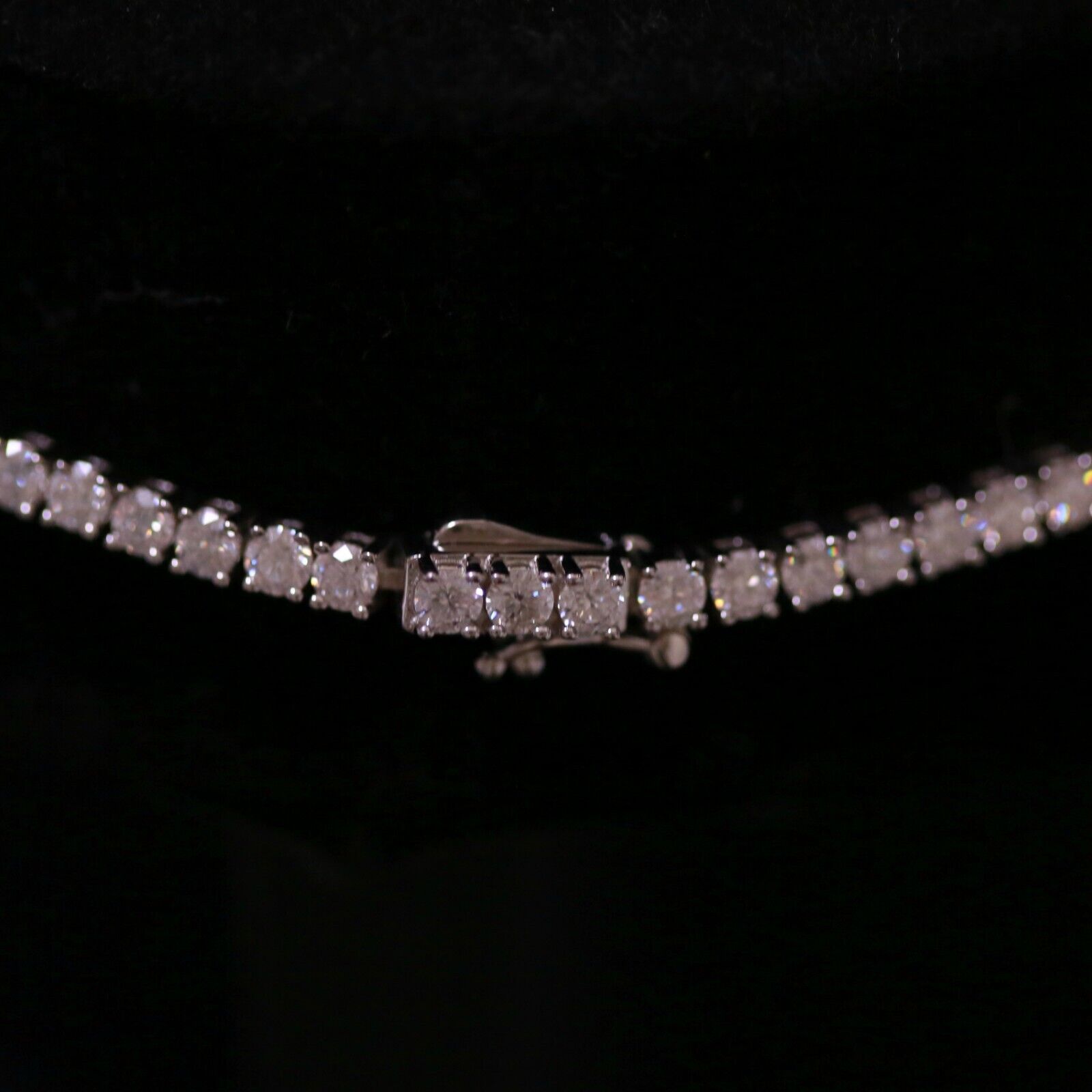 Sterling Silver Semi Mount Necklace Setting Round RD 3x3mm Tennis 16" 18" 20" 22" 24" - Syzjewelry