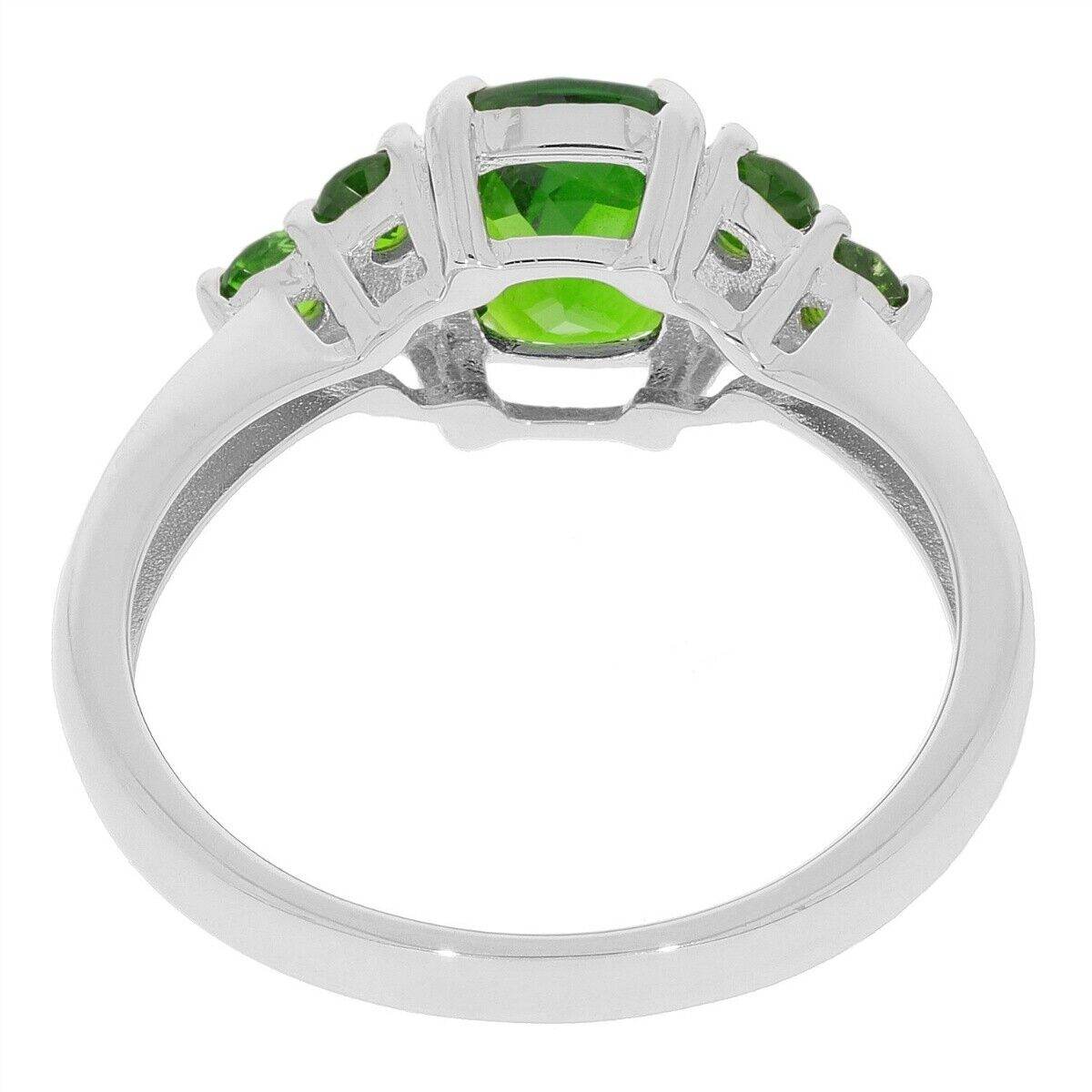 Sterling Silver Semi Mount Ring Setting Cushion CU 8x6mm W/ White Topa - Syzjewelry