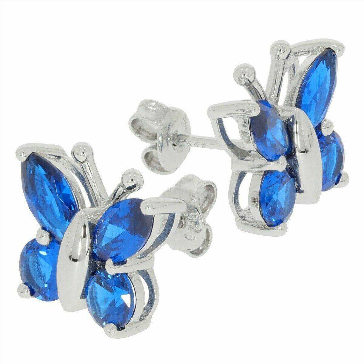 Sterling Silver Semi Mount Earrings Setting Marquise MQ 8x4mm RD 5x5 W - Syzjewelry