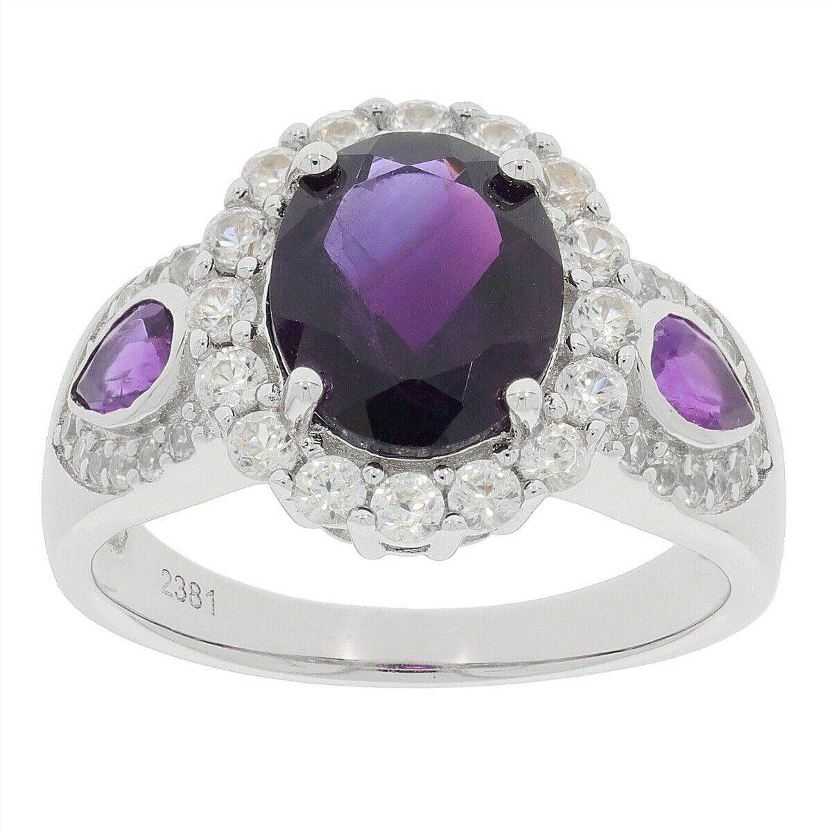 Sterling Silver Semi Mount Ring Setting Oval OV 10x8 Cocktail Ring White Topaz - Syzjewelry