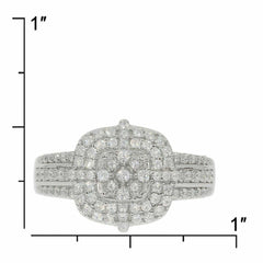 Sterling Silver Semi Mount Ring Setting RD 1.4mm White Topaz 1000R - Syzjewelry