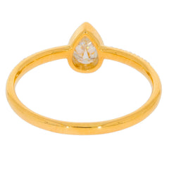 Sterling Silver Semi Mount Ring Setting Pear PE 6X4mm - Syzjewelry